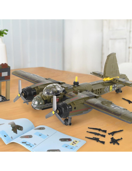 Kit de Construcción Feleph JU-88 559 Piezas Militar Kit de Construcción Feleph JU-88 559 Piezas Militar