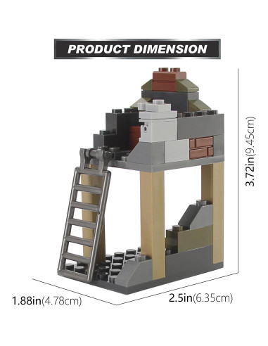 Kit de Construcción Feleph JU-88 559 Piezas Militar