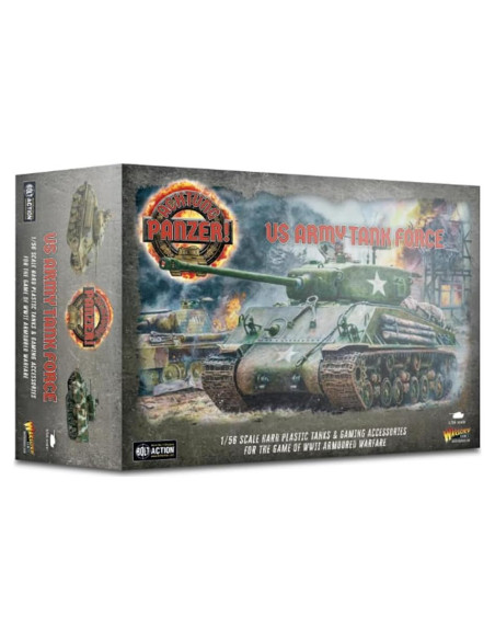 Kit de Modelo de Guerra de Mesa Warlord 1:56 Tanques EE.UU.