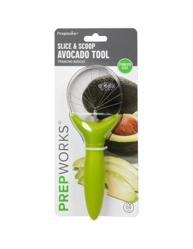 Cortador de Aguacate PrepWorks 3 en 1 Acero Inoxidable Verde