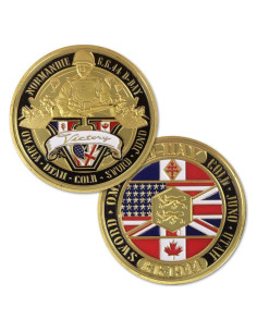 Moneda Conmemorativa Segunda Guerra Mundial Glamtune 40x3mm