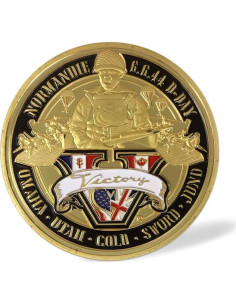 Moneda Conmemorativa Segunda Guerra Mundial Glamtune 40x3mm 2