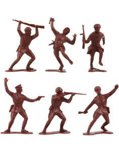 Figuras de Soldados de Plástico BMC Ruso 36pc WW2 5,72cm 2