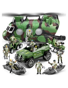 Conjunto 56-en-1 Juguetes de Soldados JASSKKBO para Niños