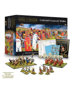 Conjunto de Miniaturas Warlord Games Hail Caesar 28mm Guerras Galas