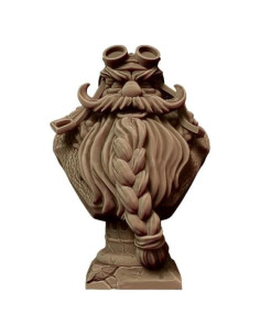 Miniatura de Fantasía TYL 32mm Bustos de Aviador Gris Sin Pintar