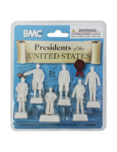 Figuras de Presidentes de EE.UU. BMC Toys Serie 1 - 6 Piezas