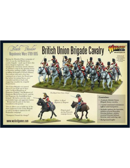 Miniaturas de Caballería Británica Warlord 28mm Sin Pintar Miniaturas de Caballería Británica Warlord 28mm Sin Pintar