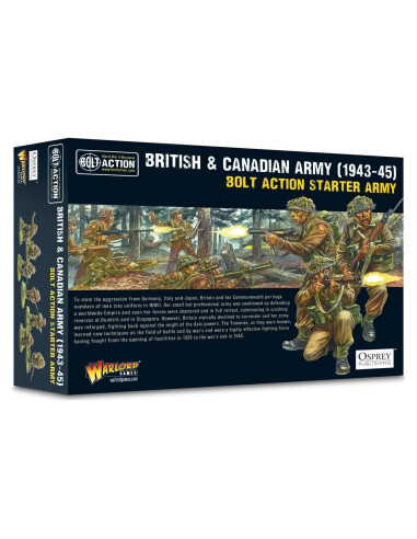 Set de Inicio Warlord Games Ejército Británico 1943-1945 1:56