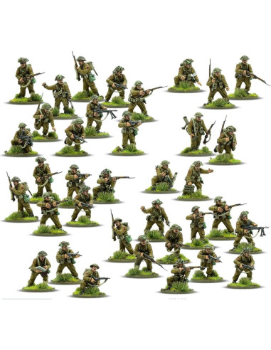Set de Inicio Warlord Games Ejército Británico 1943-1945 1:56