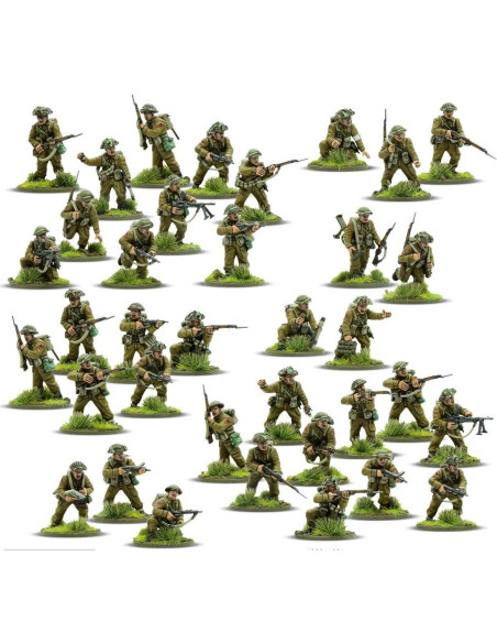 Set de Inicio Warlord Games Ejército Británico 1943-1945 1:56 Set de Inicio Warlord Games Ejército Británico 1943-1945 1:56