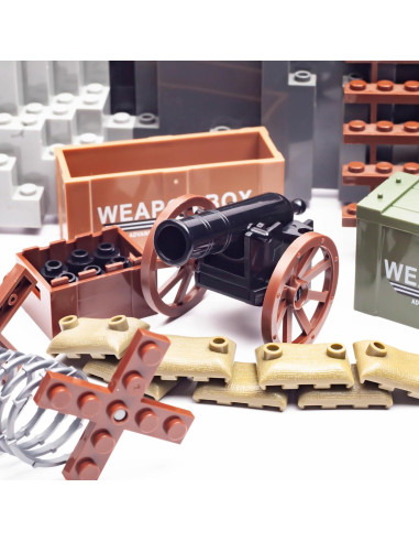 Cañón de Guerra Medieval 2 MaozyHomie Juguete 11,68 cm