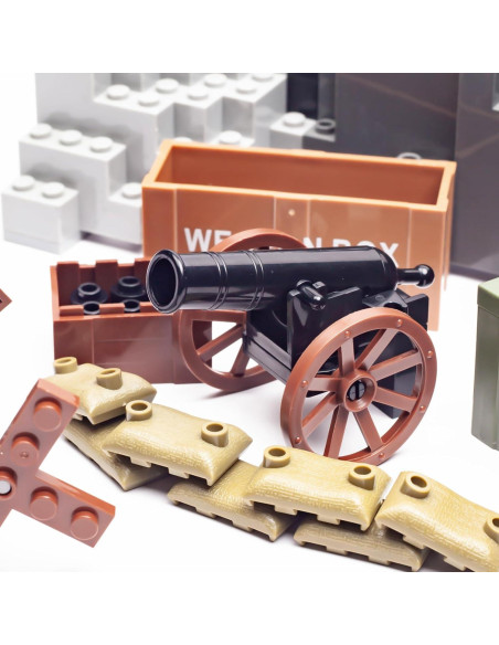 Cañón de Guerra Medieval 2 MaozyHomie Juguete 11,68 cm