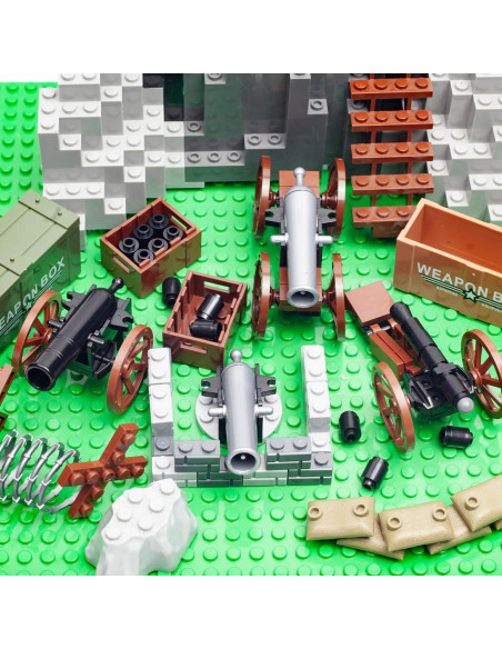 Cañón de Guerra Medieval 2 MaozyHomie Juguete 11,68 cm