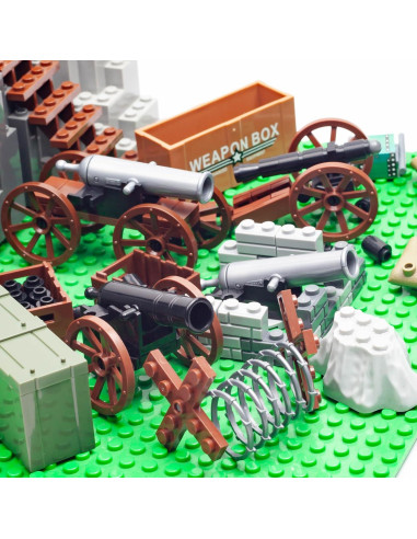 Cañón de Guerra Medieval 2 MaozyHomie Juguete 11,68 cm