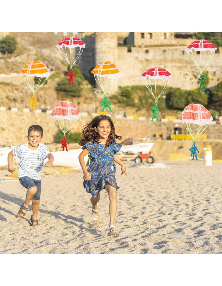 50 Soldados de Juguete Paracaidistas ONEST PVC 7,62 cm