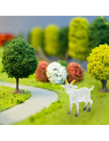 Figuritas de Cabra Mini NUOBESTY 6pcs Animales Realistas