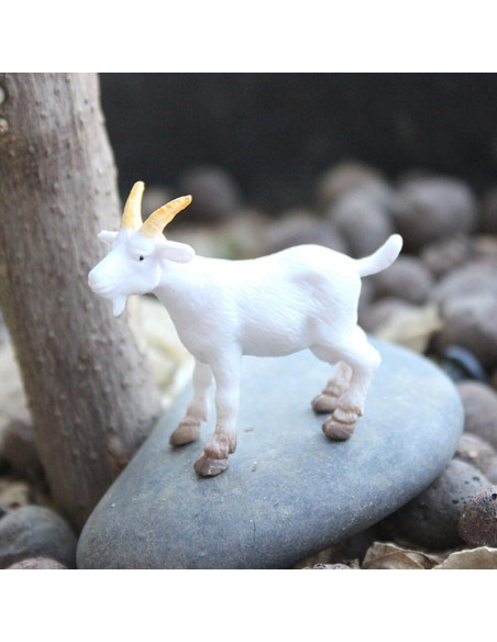 Figuritas de Cabra Mini NUOBESTY 6pcs Animales Realistas Figuritas de Cabra Mini NUOBESTY 6pcs Animales Realistas