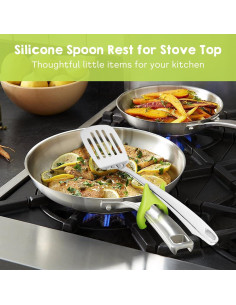 Soporte de Silicona para Utensilios Cobee - Rojo y Verde 2