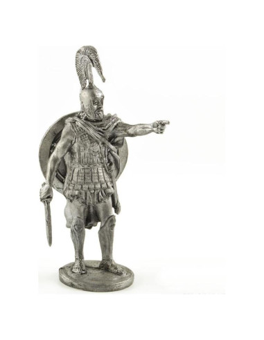 Escultura metálica hoplita griego 54mm Regalos y Souvenirs