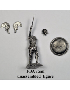 Escultura metálica Hoplita griego 54mm Regalos y Souvenirs 2