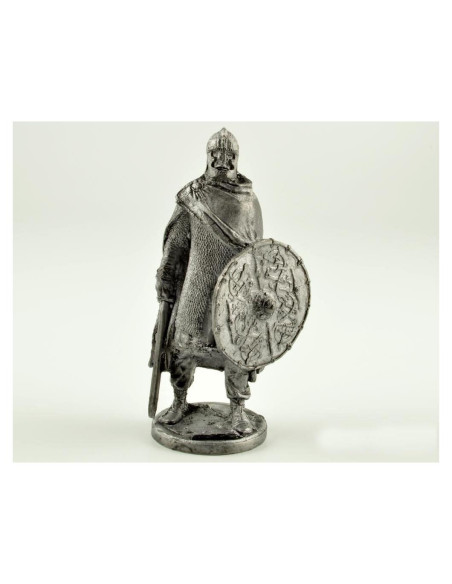 Escultura metálica vikinga Jarl 54mm en miniatura Escultura metálica vikinga Jarl 54mm en miniatura