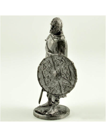 Escultura metálica vikinga Jarl 54mm en miniatura Escultura metálica vikinga Jarl 54mm en miniatura