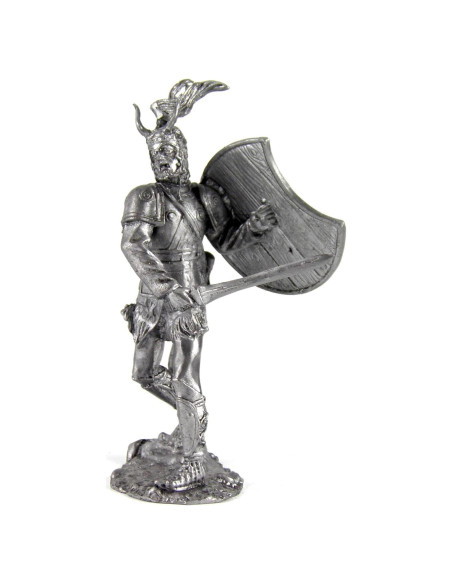 Escultura de metal Aquiles Guerra de Troya 54mm Regalos
