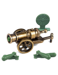 Réplica de Cañón Miniatura de Metal Firesofheaven 9.5x8.5 cm