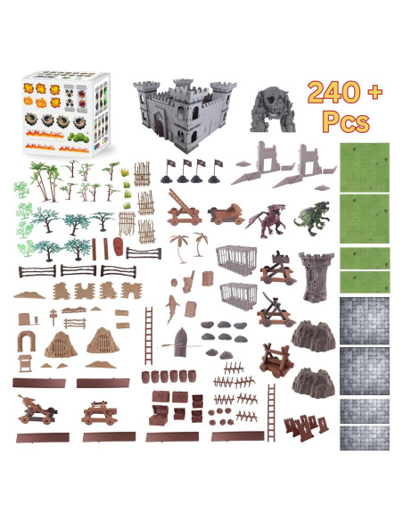 Conjunto de Terreno DND FOXBITE Castillo 240 Piezas