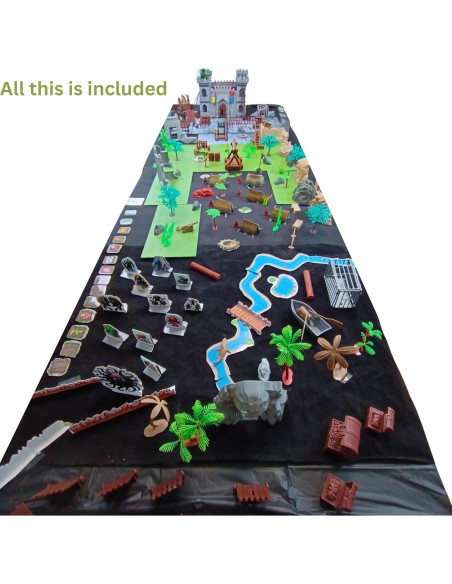 Conjunto de Terreno DND FOXBITE Castillo 240 Piezas