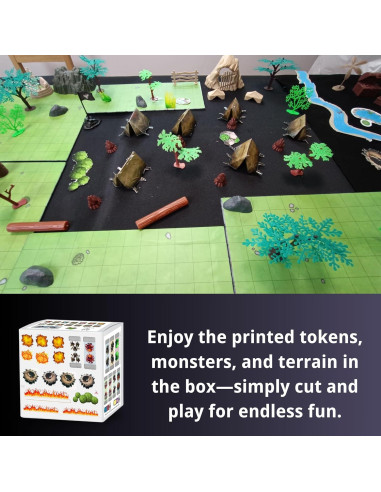 Conjunto de Terreno DND FOXBITE Castillo 240 Piezas