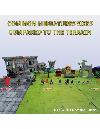 Conjunto de Terreno DND FOXBITE Castillo 240 Piezas