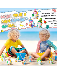 Kit de Pintura Gnomos Cerámica PullCrease 8 Piezas 2