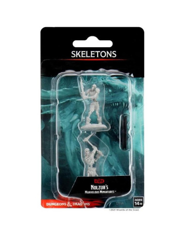 Miniaturas Sin Pintar D&D Nolzur Esqueletos 28mm