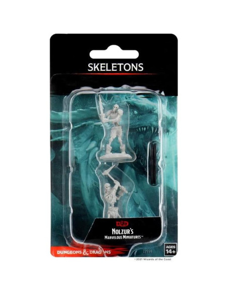 Miniaturas Sin Pintar D&D Nolzur Esqueletos 28mm