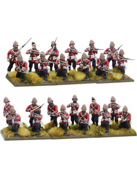 Kit de modelo plástico Regimiento Infantería Británica Warlord 302014601