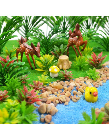 110 Árboles Miniatura Modelo Jardín de Hadas MOMOONNON