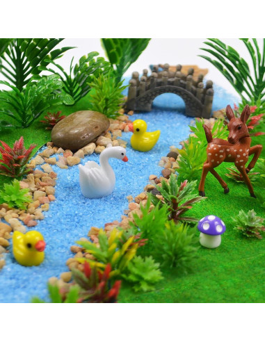 110 Árboles Miniatura Modelo Jardín de Hadas MOMOONNON