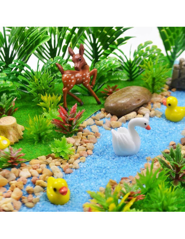 110 Árboles Miniatura Modelo Jardín de Hadas MOMOONNON