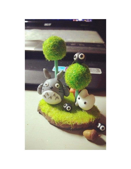 Yalulu 6 Pack Césped Falso Verde Polvo de Cachemira