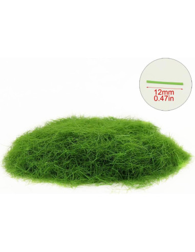 Césped Estático Evemodel 4x300ml 12mm Verde y Amarillo