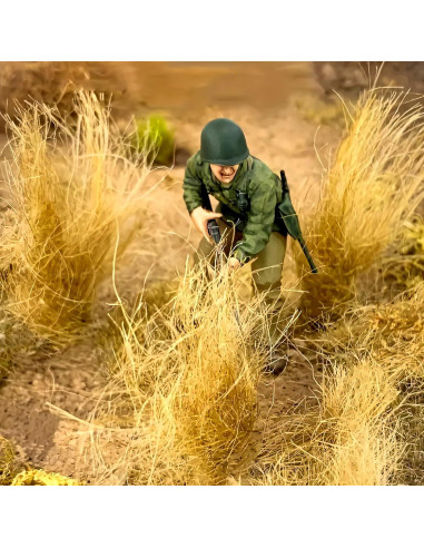 Tufos de Hierba Estática Miniatura Warmtree 3x7 cm