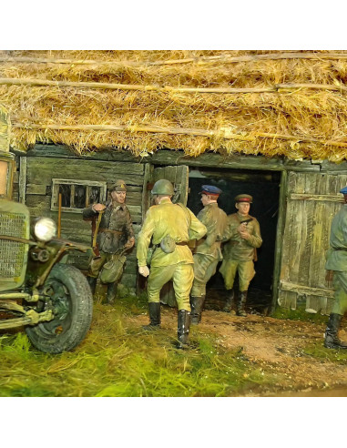 Tufos de Hierba Estática Miniatura Warmtree 3x7 cm