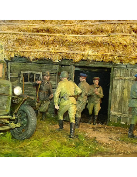 Tufos de Hierba Estática Miniatura Warmtree 3x7 cm