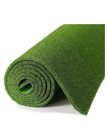 Alfombra de Césped Artificial Evemodel 40x99cm Verde DIY