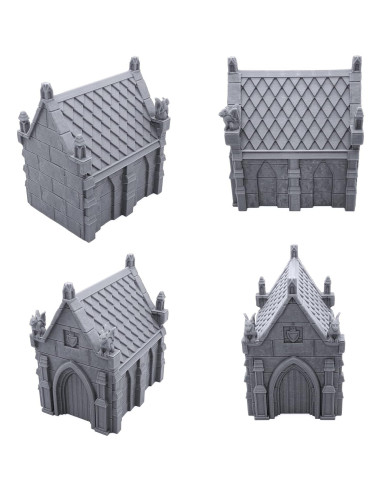 Escenografía de Cementerio EnderToys para Miniaturas 28mm