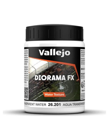 Gel Transparente Vallejo 200 ml para Dioramas y Modelos