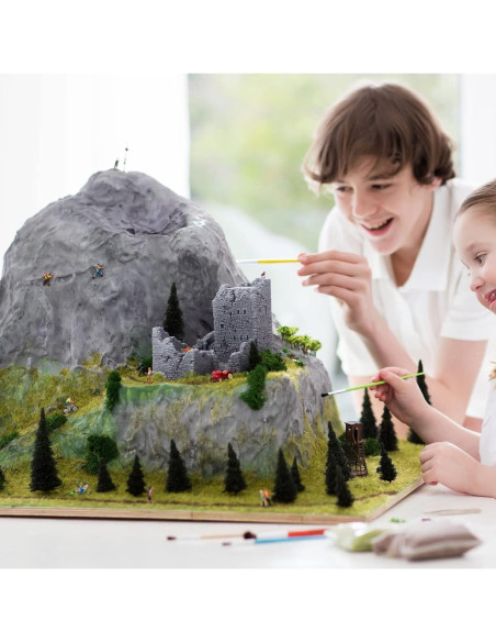 Kit de Materiales para Dioramas Nuanchu 9 Paquetes Miniatura