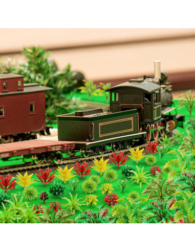 100 Mini Árboles Modelo QUOZUO para Manualidades DIY 1.5-6.1 cm